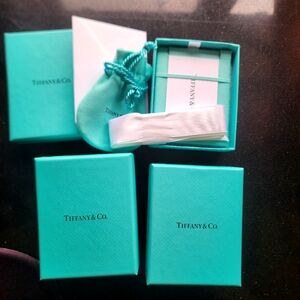 THREE TIFFANY'S EMPTY JEWELRY BOXES